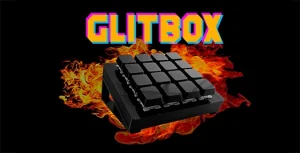 Logo Glitbox stream deck impreso en 3d