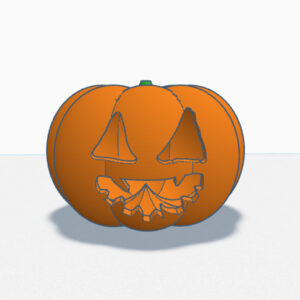 TINKERCAD Diseño Calabaza Halloween (+ archivo STL)