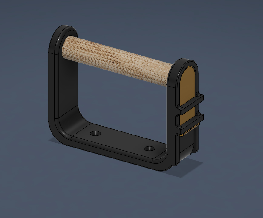 STL Diseño Porta Rollo Papel Higiénico - Imagen 2
