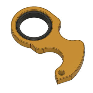 STL Diseño Spinner Karambit Llavero